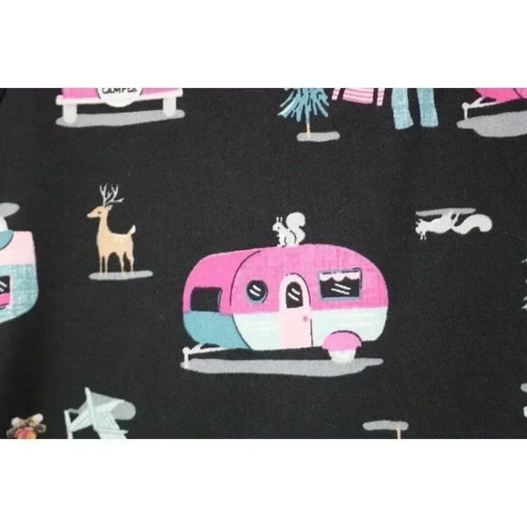 Joyspun Women's Pajama Set-Size XL-Campers-Shorts - Picture 2 of 9